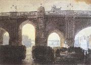 Joseph Mallord William Turner Old London bridge Spain oil painting artist